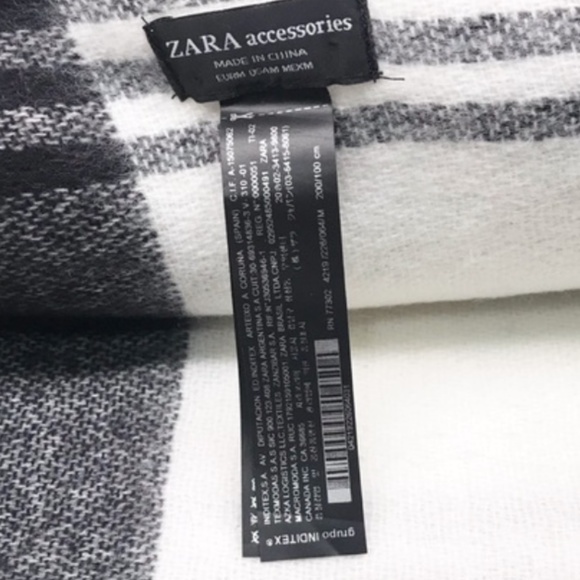 Zara Plaid Blanket Scarf - Picture 5 of 5